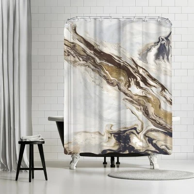 Americanflat 71" X 74" Shower Curtain Style 14 By PI Creative Art - Available In Variety Of Styles - Image 8