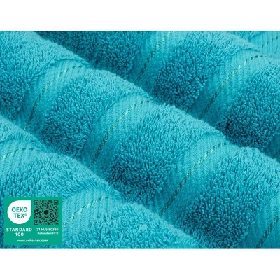 American Soft Linen 6 Piece Towel Set, 100% Cotton Bath Towels For Bathroom - Image 2