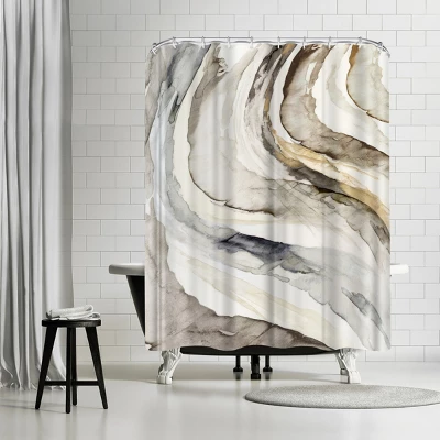 Americanflat 71" X 74" Shower Curtain Style 14 By PI Creative Art - Available In Variety Of Styles - Image 7