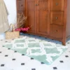 2pc Double Quatrefoil Bath Rug Set - Chesapeake