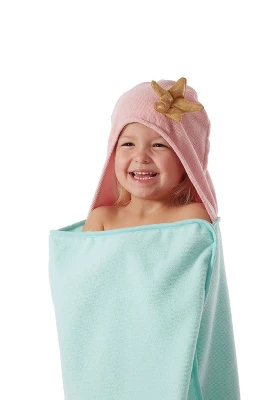 Kate Aurora Montauk Accents Complete 5 Piece Juvi Mermaid Themed Fabric Shower Curtain Bathroom Set - Image 4