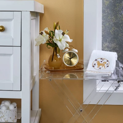 2pc Vern Yip Zodiac Hand Towel Set White - SKL Home - Image 3