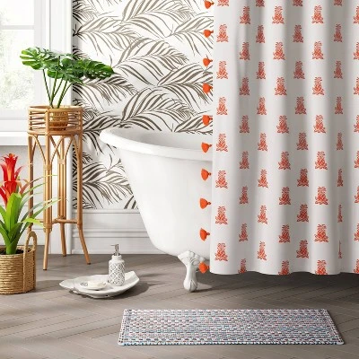 20"x32" Woven Pattern Flat Bath Rug - Opalhouse™ - Image 2