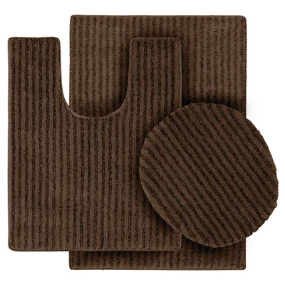 3pc Sheridan Plush Washable Nylon Bath Rug Set - Garland - Image 10