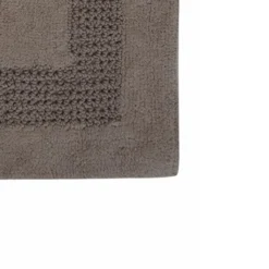 Skid Resistant Functional Bath Rug 21" X 34" Stone By Perthshire Platinum Collection