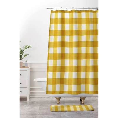 Gingham Memory Foam Bath Mat - Deny Designs - Image 3