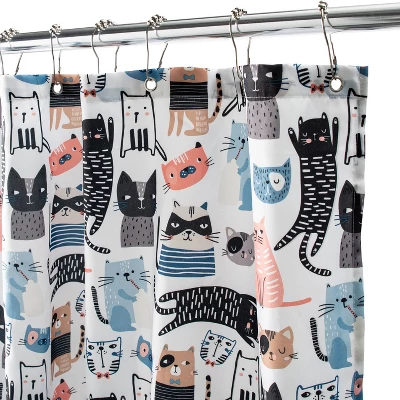 Cats Shower Curtain - Moda At Home - Image 3