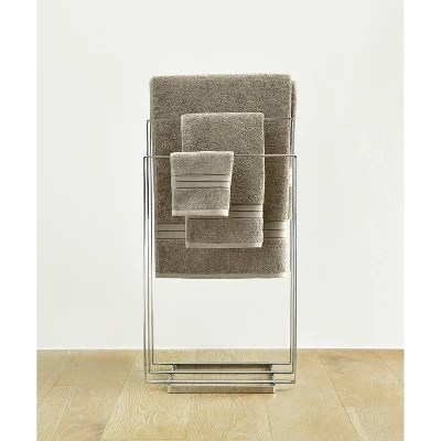 2pc Liam Hand Towel Set Sandstone - Blue Loom - Image 2