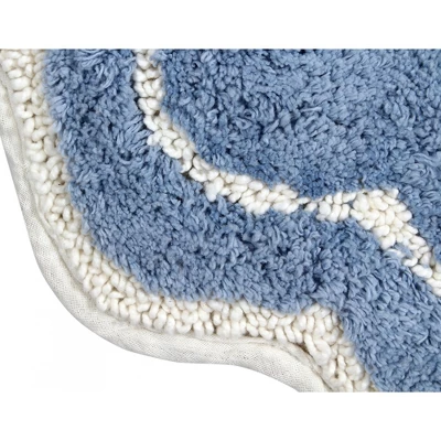 Allure Collection Cotton Tufted Bath Rug - Home Weavers - Image 2
