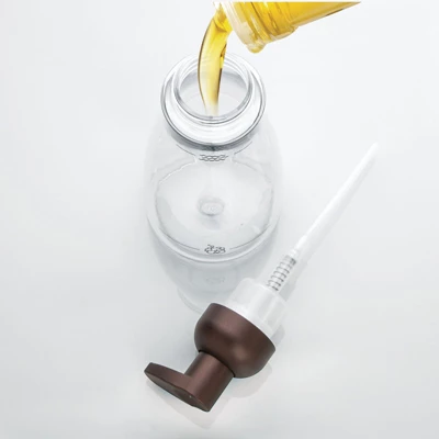 MDesign Round Refillable Foaming Hand Soap Dispenser Pump, 2 Pack - Image 5