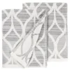 Set Of 2 Alev Jacquard Hand Towels Gray - Linum Home Textiles