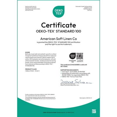 American Soft Linen 6 Piece Towel Set, 100% Cotton Bath Towels For Bathroom - Image 7