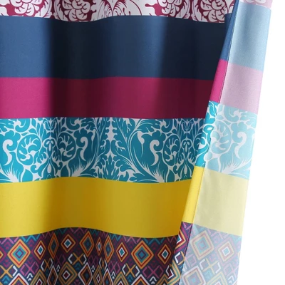 Boho Striped Shower Curtain - Lush Décor - Image 4