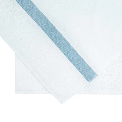 Sussexhome Hotel-Quality Bordered Ultra-Absorbent 100% Natural Cotton Bath Sheet Towel For Bathroom - 35 X 67 Inches - Image 5
