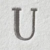 2pc Casual Monogram 'U' Hand Towels - SKL Home