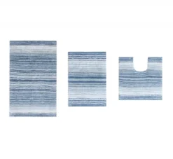 Gradiation Rug Collection Cotton Tufted Set Of 3 Bath Rug Set - Home Weavers