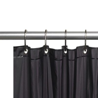 PVC Shower Curtain Liner 3 Gauge Metal Grommets 72in X 72in By Carnation Home Fashions