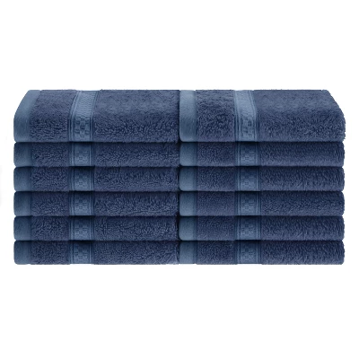 Plush And Highly Absorbent Rayon From Bamboo Blend Solid 12-Piece Face Towel, Quick Drying And Soft Set By Blue Nile Mills - Image 10