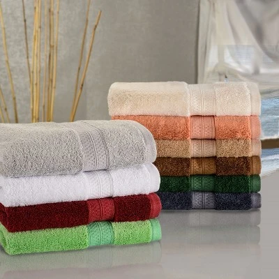 Plush And Highly Absorbent Rayon From Bamboo Blend Solid 12-Piece Face Towel, Quick Drying And Soft Set By Blue Nile Mills - Image 4