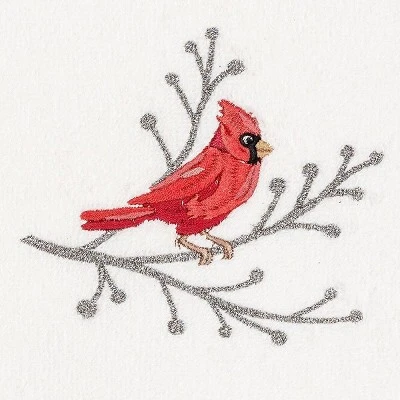 2pk Cardinal Hand Towel Set White - Linum Home Textiles - Image 2