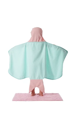 Kate Aurora Montauk Accents Complete 5 Piece Juvi Mermaid Themed Fabric Shower Curtain Bathroom Set - Image 2