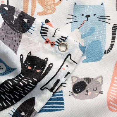 Cats Shower Curtain - Moda At Home