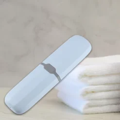 Unique Bargains Toothbrush Travel Case Traveling Plastic Portable Toothbrush Holders Cases 7.87"x2.17" 1 Pcs