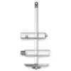 Simplehuman Adjustable Shower Caddy Large Plus Stainless Steel/Anodized Aluminum