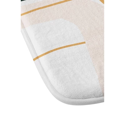 Aleeya Jones Unsettled Rainbow Memory Foam Bath Mat Blue/Pink - Deny Designs - Image 2