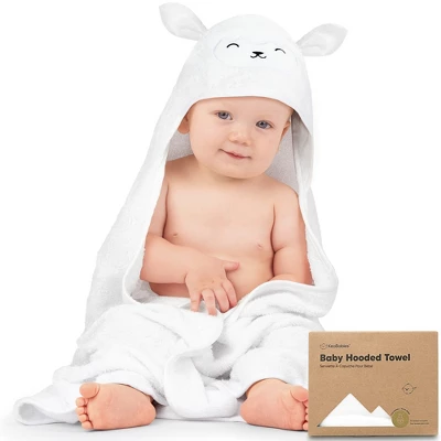 Cuddle Baby Hooded Towel, Organic Baby Bath Towel, Hooded Baby Towels, Baby Beach Towel For Newborn, Kids - Image 10