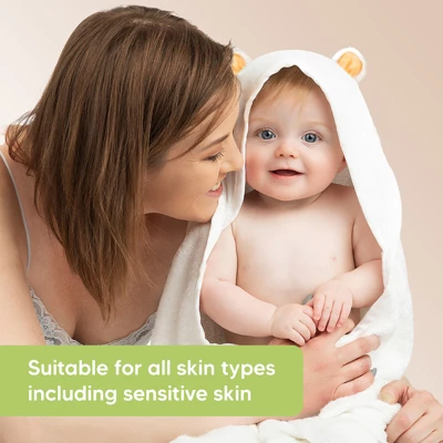 Cuddle Baby Hooded Towel, Organic Baby Bath Towel, Hooded Baby Towels, Baby Beach Towel For Newborn, Kids - Image 3