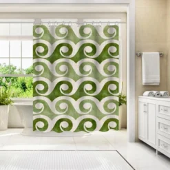 Americanflat 71" X 74" Shower Curtain By Modern Tropical - Available In Variety Of Styles