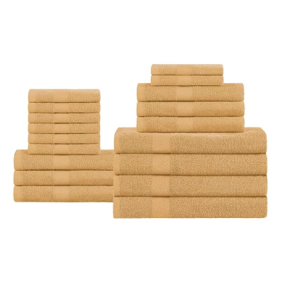 Eco-Friendly Absorbent Assorted 18-Piece Towel Set By Blue Nile Mills - Image 10