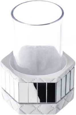 Creative Scents Quilted Mirror 4 Piece Bath Gift Set - Image 4