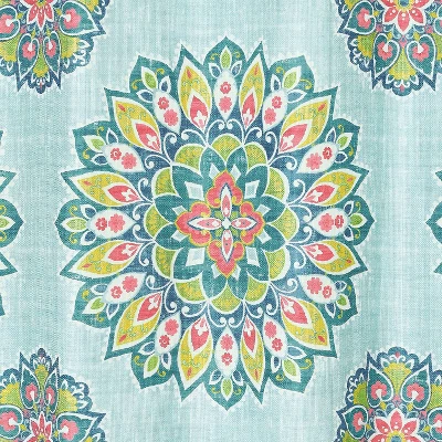 Ariel Medallion Shower Curtain Green - Allure Home Creation - Image 2