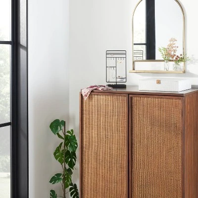 Fabric Divided Jewelry Box Cream - Hearth & Hand™ With Magnolia