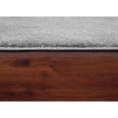 3pc Traditional Nylon Washable Bathroom Rug Set Platinum - Garland Rug - Image 4