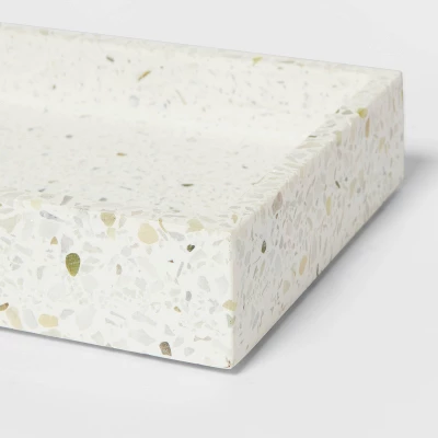 Terrazzo Bath Tray White - Threshold™ - Image 3