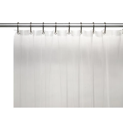 PVC Shower Curtain Liner 3 Gauge Metal Grommets 72in X 72in By Carnation Home Fashions - Image 6