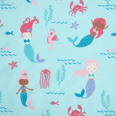 Kate Aurora Montauk Accents Complete 5 Piece Juvi Mermaid Themed Fabric Shower Curtain Bathroom Set - Image 12