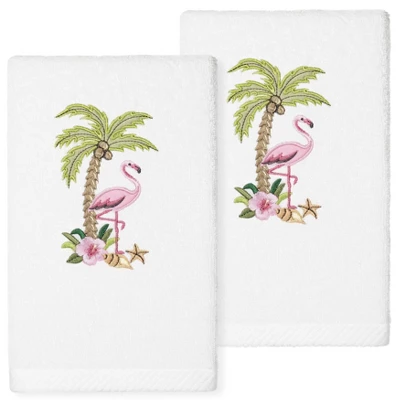 Set Of 2 Hand Towels White - Linum Home Textiles - Image 2