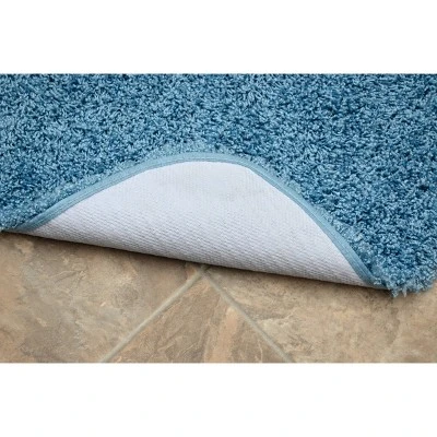 Jazz Shaggy Solid Washable Nylon Bath Rug - Garland - Image 2
