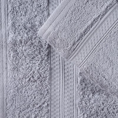 Plush And Highly Absorbent Rayon From Bamboo Blend Solid 12-Piece Face Towel, Quick Drying And Soft Set By Blue Nile Mills - Image 2