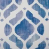 Hazel Shower Curtain Blue/White - Moda At Home