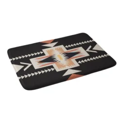 34"x21" Urban Wild Studio South Shore Memory Foam Bath Mat Black - Deny Designs