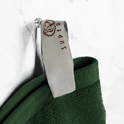 Cotton 6 Piece Bath Towel Set, Plush And Quick Drying, Classic Ionic Jacquard Border And Embroidered Trim By Blue Nile Mills - Image 3