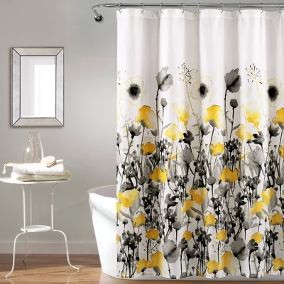 Zuri Flora Shower Curtain - Lush Décor - Image 7