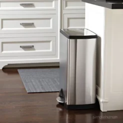 Simplehuman 50L Rectangular Step Trash Can Brushed Stainless Steel
