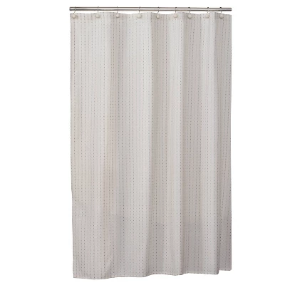 Hopscotch Polyester/Cotton Shower Curtain Cream - Saturday Knight Ltd