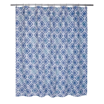 Hazel Shower Curtain Blue/White - Moda At Home - Image 2
